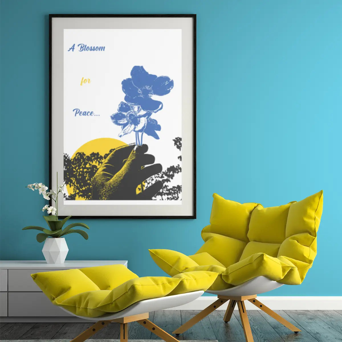 A Blossom for Peace Poster