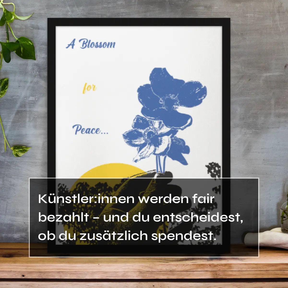 A Blossom for Peace Poster