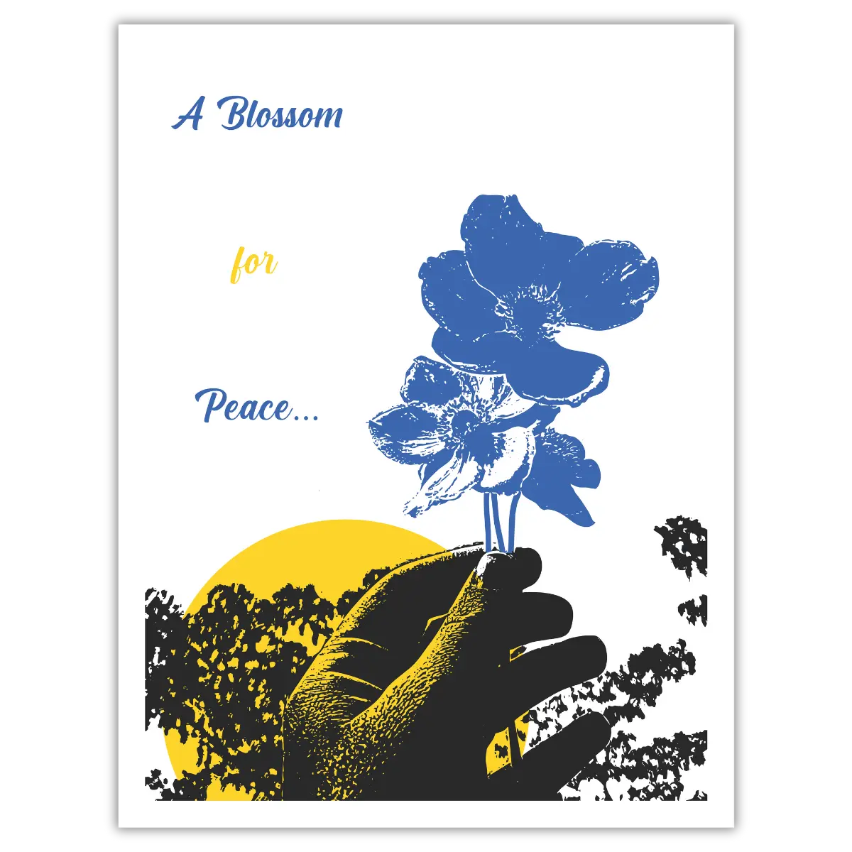 A Blossom for Peace Poster