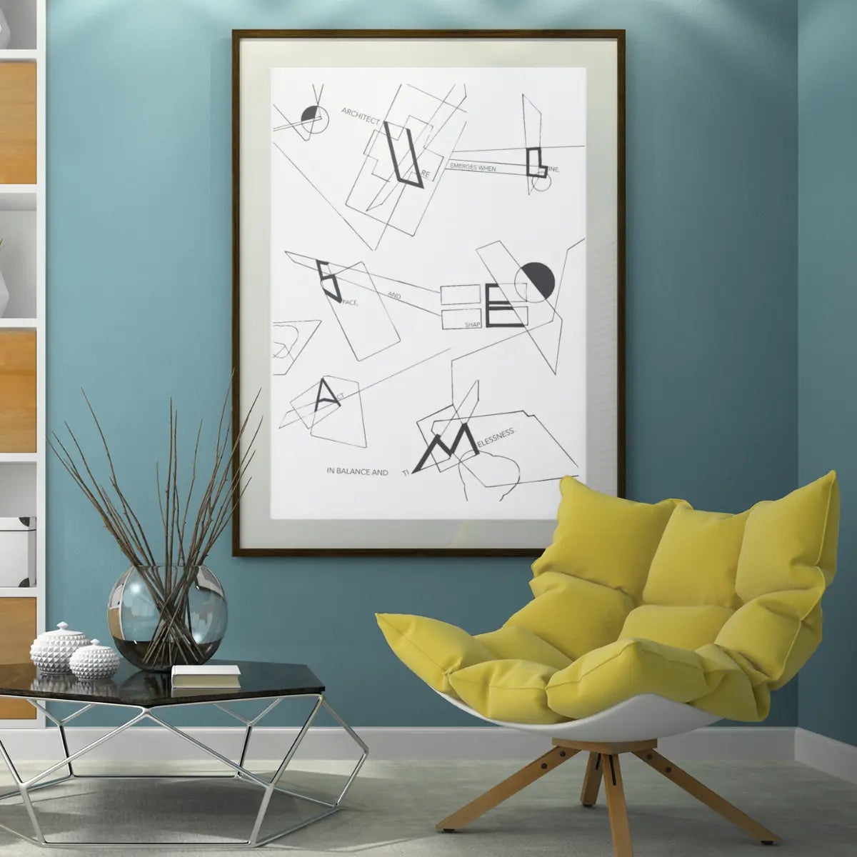 Architecture Fonts Poster
