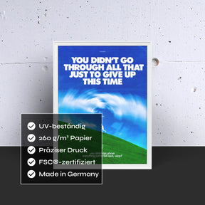 Don't Give Up Poster