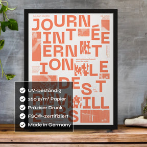 Journée Internationale des Travailleurs Poster