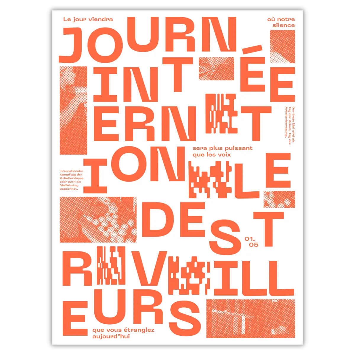 Journée Internationale des Travailleurs Poster
