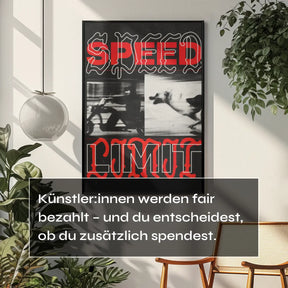 Speed Limit Poster