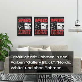 Speed Limit Poster